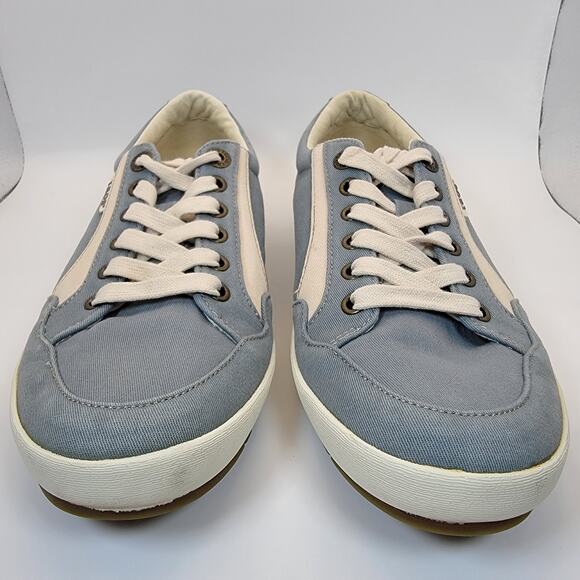 Taos Sneakers Womens 9 Blue Canvas Shooting Star Lace Up Comfort Casual Shoes - Picture 3 of 10